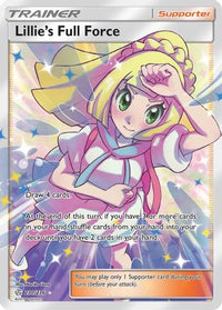 Lillie's Full Force (Full Art) (230/236) - SM  Cosmic Eclipse Holofoil