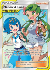 Mallow & Lana (Full Art) (231/236) - SM  Cosmic Eclipse Holofoil