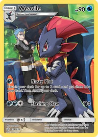Weavile (Secret) (238/236) - SM  Cosmic Eclipse Holofoil
