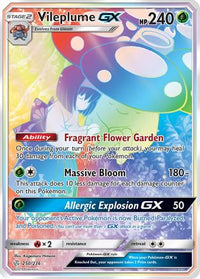 Vileplume GX (Secret) (250/236)  - SM  Cosmic Eclipse Holofoil
