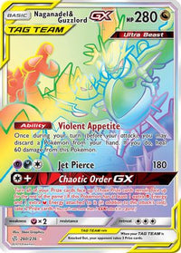 Naganadel & Guzzlord GX (Secret) (260/236)  - SM  Cosmic Eclipse Holofoil