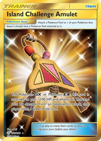 Island Challenge Amulet (Secret) (265/236)  - SM  Cosmic Eclipse Holofoil