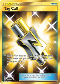 Tag Call (Secret) (270/236)  - SM  Cosmic Eclipse Holofoil