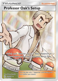 Professor Oak's Setup (Full Art) (233/236) - SM  Cosmic Eclipse Holofoil