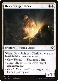Dawnbringer Cleric [Commander Legends: Battle for Baldur's Gate]
