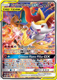 Charizard &amp; Braixen GX (SM230) [Soleil et Lune : Promos Black Star] 
