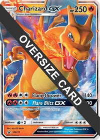 Charizard GX (SM211) (carte Jumbo) [Soleil et Lune : Black Star Promos] 