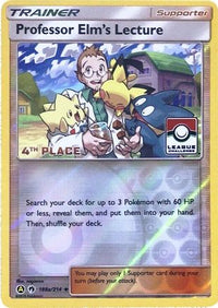 Conférence du professeur Elms (188a/214) (League Promo 4e place) [Sun &amp; Moon : Lost Thunder] 