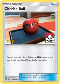 Cherish Ball (191a/236) (Personnel promotionnel de la Ligue) [Soleil et Lune : Esprits unifiés] 