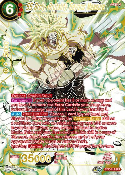 SS Broly, Brutality Beyond Measure (SPR) (BT15-019) [Saiyan Showdown] - POKÉ JEUX