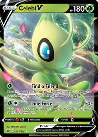 Celebi V (1/202) - SWSH01 Sword & Shield Base Set Holofoil