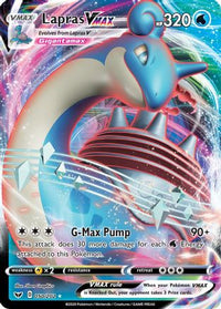 Lapras VMAX (50/202)  - SWSH01 Sword & Shield Base Set Holofoil