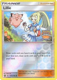 Lillie (Regional Championships) [Staff] (125a/156)  - League & Championship Cards Reverse Holofoil