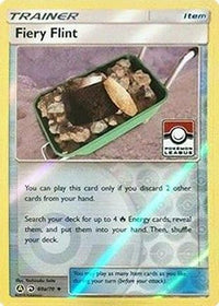 Fiery Flint (Pokemon League) (60a/070) - League & Championship Cards Reverse Holofoil