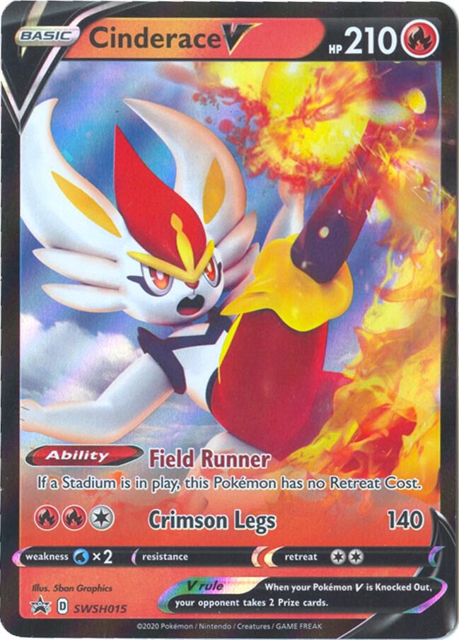 Cinderace (Prerelease Promo) [Staff] (SWSH112) - SWSH Sword & Shield Promo Cards
