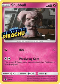Snubbull Detective (SM200) (Pikachu Stamped) [Soleil et Lune : Black Star Promos] 
