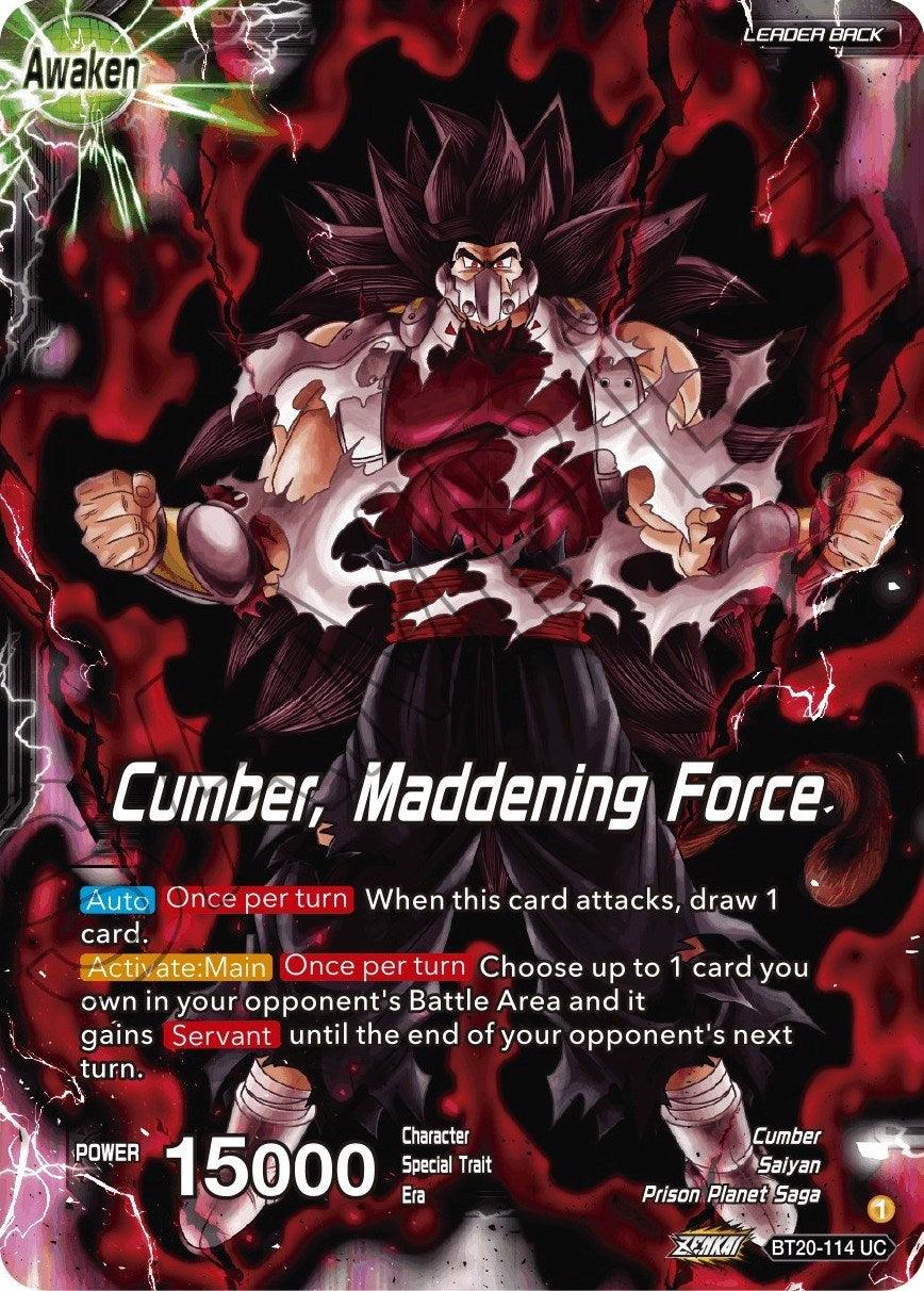 Evil Saiyan // Cumber, Maddening Force (BT20-114) [Power Absorbed] - POKÉ JEUX