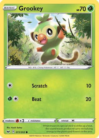 Grookey (11/202)  - SWSH01 Sword & Shield Base Set