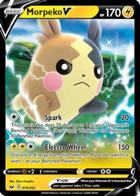 Morpeko V (79/202) - SWSH01 Sword & Shield Base Set Holofoil