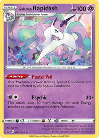 Galarian Rapidash (82/202)  - SWSH01 Sword & Shield Base Set