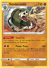 Sandaconda (110/202) - SWSH01 Sword & Shield Base Set Holofoil