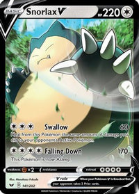 Snorlax V (141/202) - SWSH01 Sword & Shield Base Set Holofoil