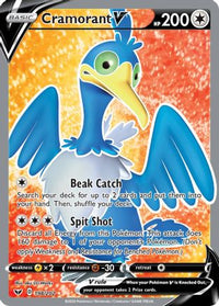 Cramorant V (Full Art) (198/202)  - SWSH01 Sword & Shield Base Set Holofoil