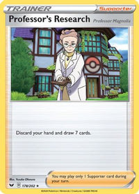 Professor's Research (178/202) - SWSH01 Sword & Shield Base Set Holofoil