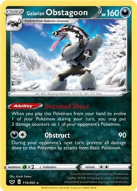 Galarian Obstagoon (119/202)  - Deck Exclusives
