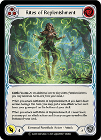 Rites of Replenishment (Blue) [U-ELE081] (Tales of Aria Unlimited) Unlimited Normal - POKÉ JEUX