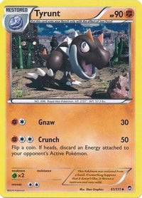 Tyrunt (Cosmos Holo) (61/111) - Miscellaneous Cards & Products Holofoil
