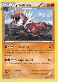 Tyrantrum (62/111) (Cosmos Holo) [XY : Poings furieux] 