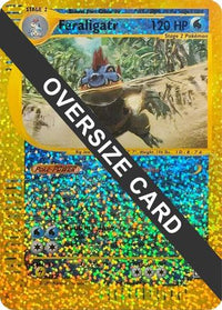 Feraligatr (Box Topper) (2/12)  - Jumbo Cards Reverse Holofoil