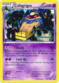 Cofagrigus (52/108) (Cracked Ice Holo) (Thème Deck exclusif) [Noir et blanc : Dark Explorers] 