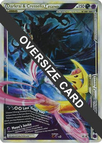 Darkrai & Cresselia Legend & /102 (Single Oversized Promo) (99/102)  - Jumbo Cards Holofoil