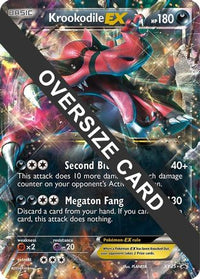 Krookodile EX (XY25) (Carte Jumbo) [XY : Promos Black Star] 