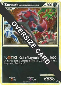 Zoroark and Legendary Pokemon (World of Illusions Promo) ) - Jumbo Cards Holofoil
