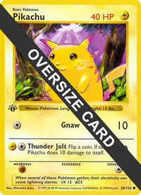Pikachu (58/102)  - Jumbo Cards
