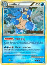 Blastoise (13/95) (Promo d'avant-première du personnel) [HeartGold &amp; SoulSilver : Black Star Promos] 