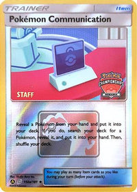 Pokemon Communication (Oceania Championships) [Staff] (152a/152)  - League & Championship Cards Reverse Holofoil