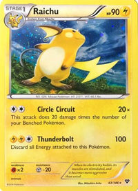 Raichu (Cosmos Holo) (43/146)  - Blister Exclusives Holofoil
