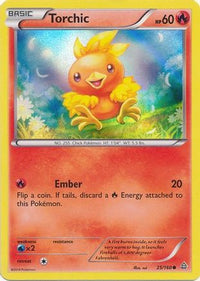 Torchic (25/160) (Sheen Holo) [XY : Primal Clash] 