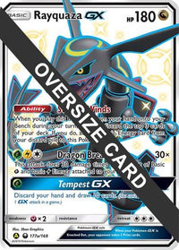 Rayquaza GX (177a/168) (carte Jumbo) [Soleil et Lune : Tempête céleste] 