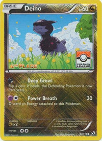 Deino (Pokemon League) [4th Place] (97/113) - League & Championship Cards Reverse Holofoil