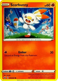 Scorbunny (Cosmos Holo) (30/202) - Blister Exclusives Holofoil