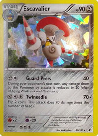 Escavalier (Cracked Ice Holo) (80/101)  - Deck Exclusives Holofoil
