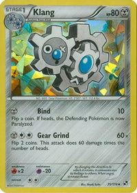 Klang (Cracked Ice Holo) (75/114) - Blister Exclusives Reverse Holofoil