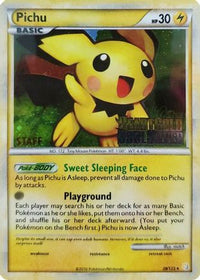 Pichu (Prerelease) [Staff] (28/123)  - Nintendo Promos Holofoil