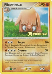 Piloswine (Prerelease) (46/100) - Nintendo Promos