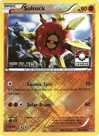 Solrock (Pokemon League) [2nd Place] (64/146) - League & Championship Cards Reverse Holofoil